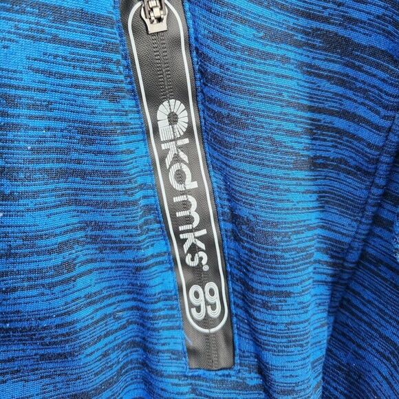 AKADEMIKS Space Dye Zip Up Hoodie XL Fleece Lined Hooded Sweatshirt Zip Front - Picture 5 of 5